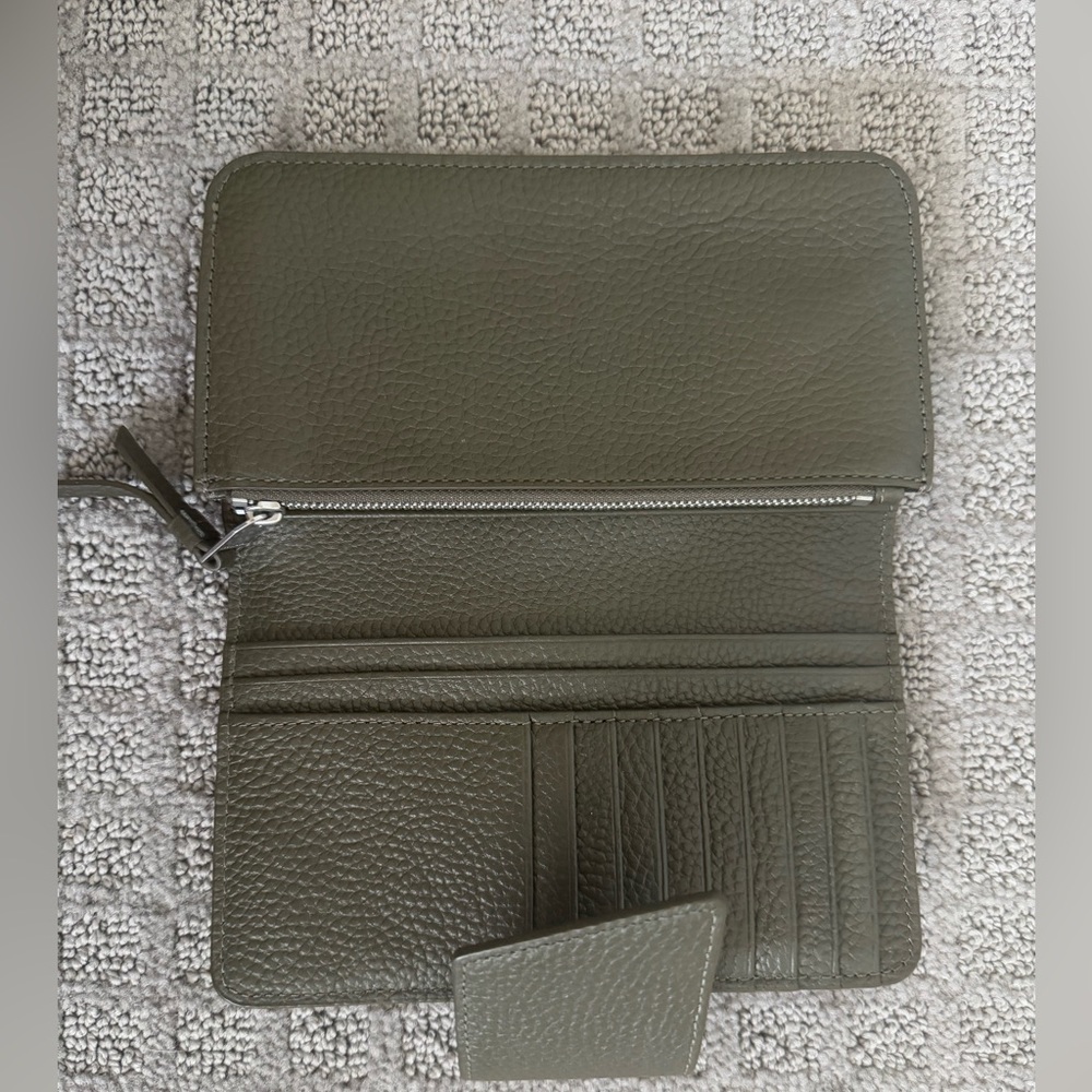 All saints ray leather wallet sycamore green - Picture 3 of 4